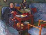 woman drinking tea